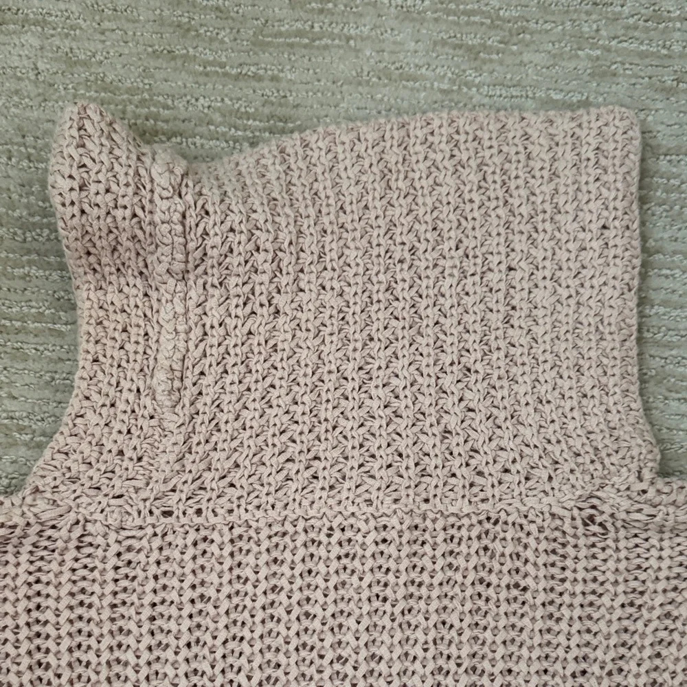 Chico's Soft Pink Cowl Neck Sweater - Picture 3 of 5